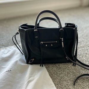 Balenciaga A4 Papier bag Black Crossbody